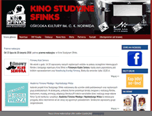 Tablet Screenshot of kinosfinks.pl